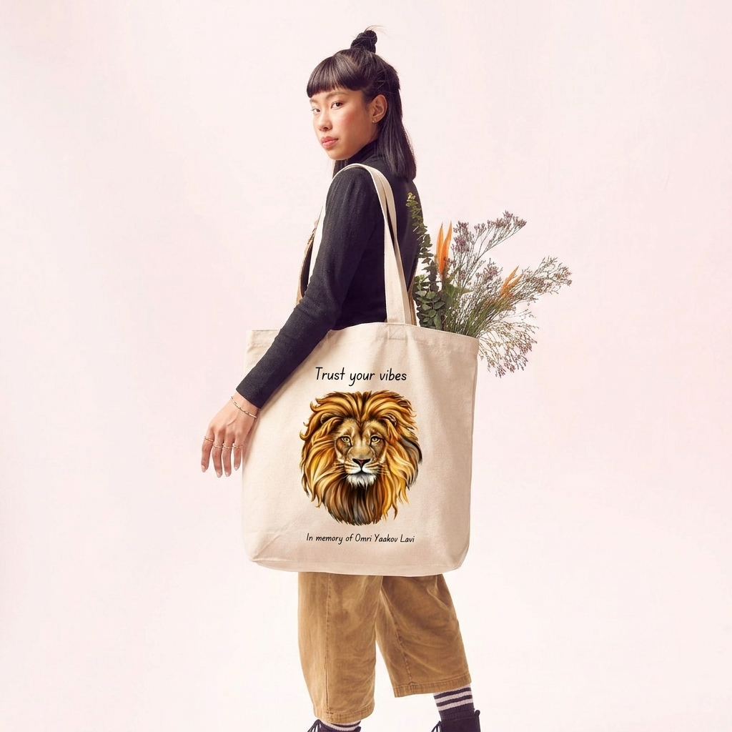 Tote bag with a print