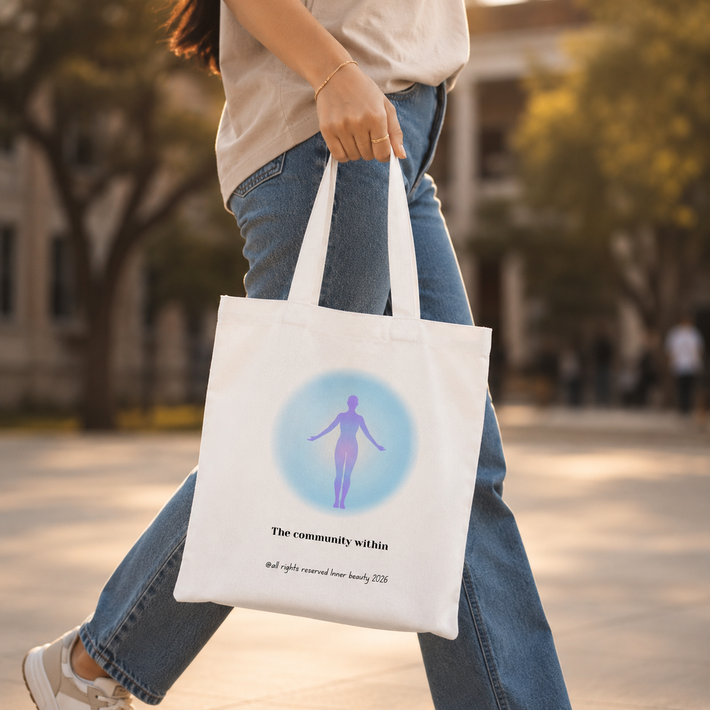 Tote bag with a print