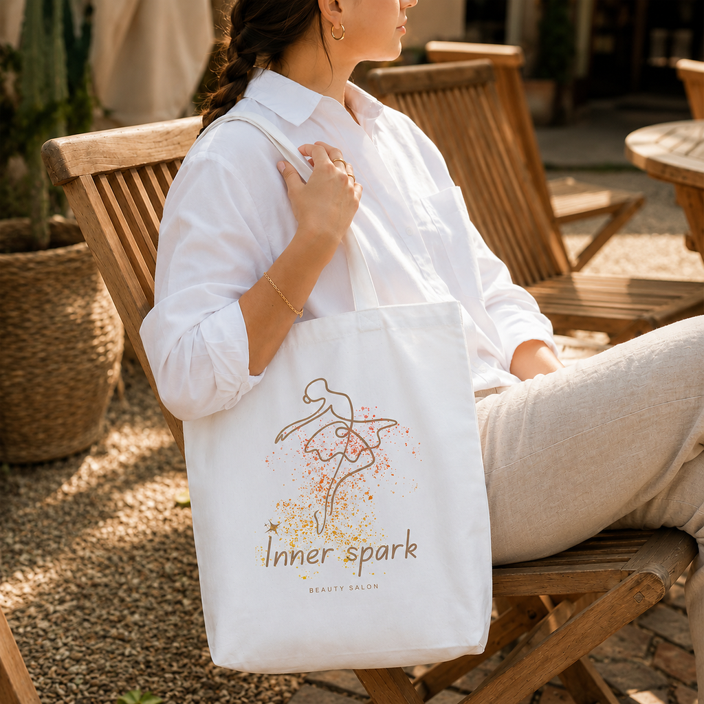 Tote bag with a print
