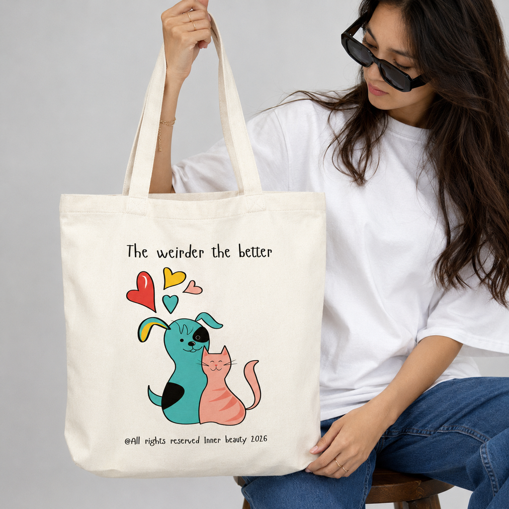 Tote bag with a print