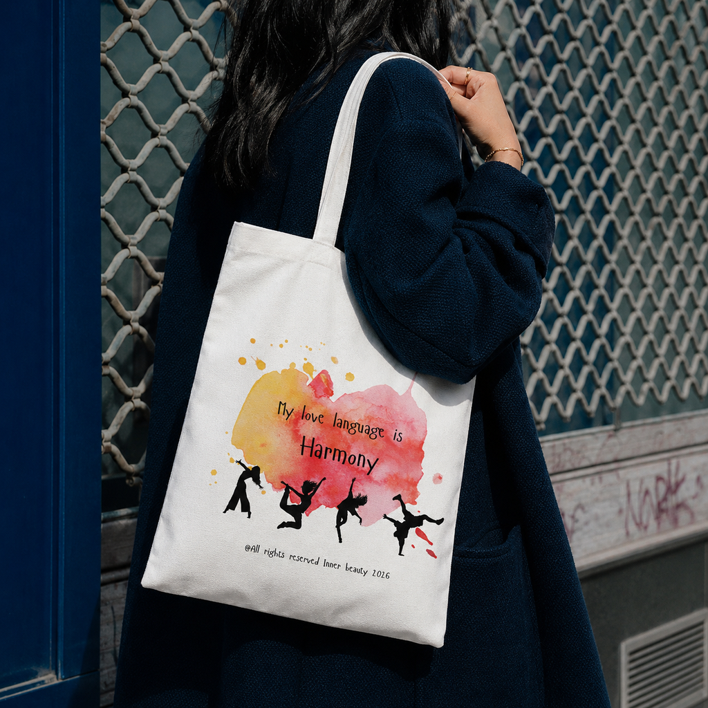 Tote bag with a print