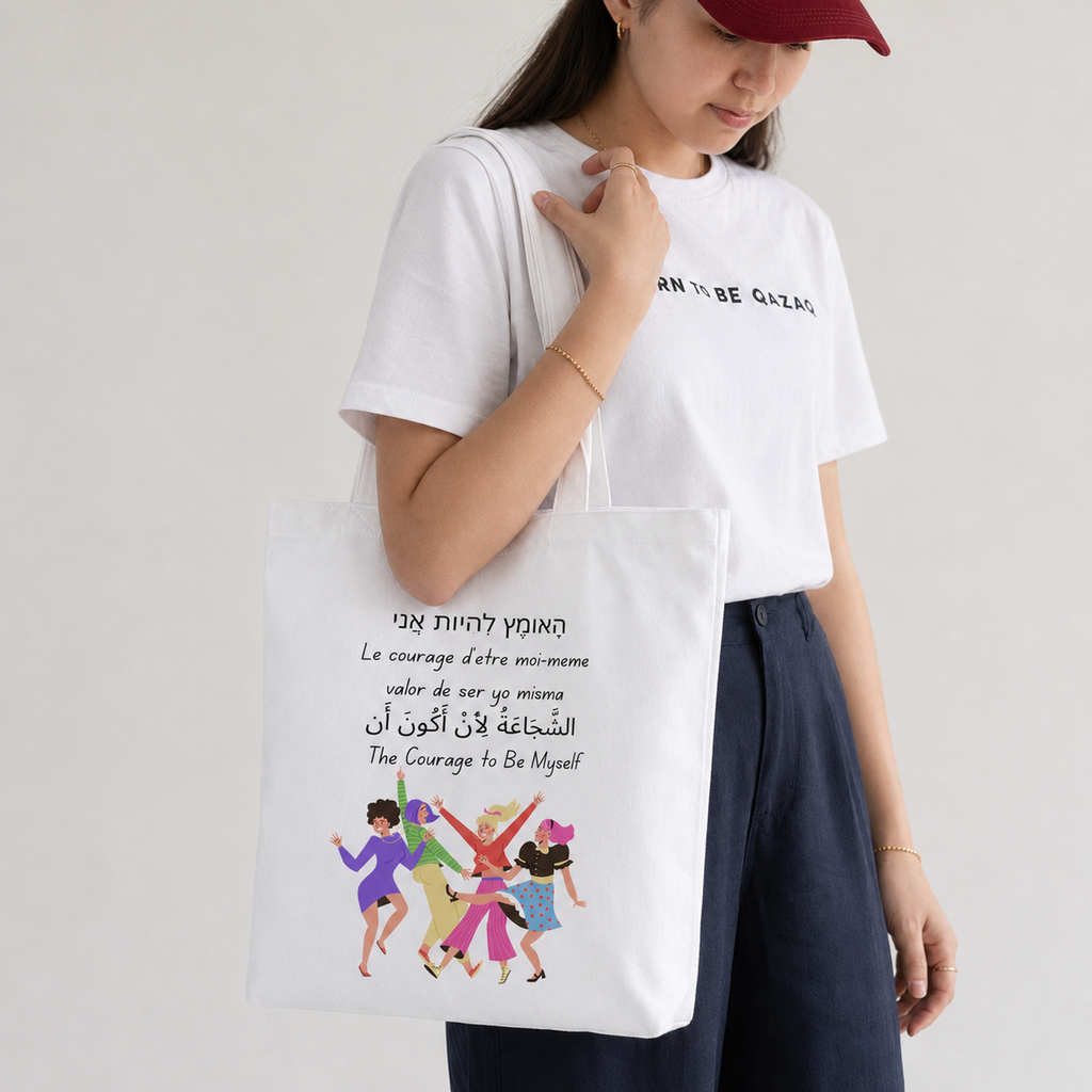 Tote bag with a print