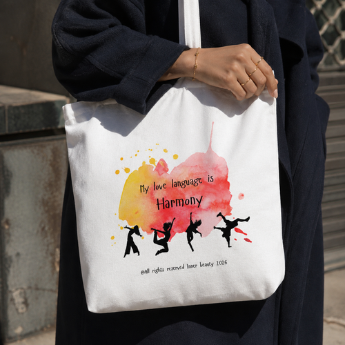 Tote bag with a print