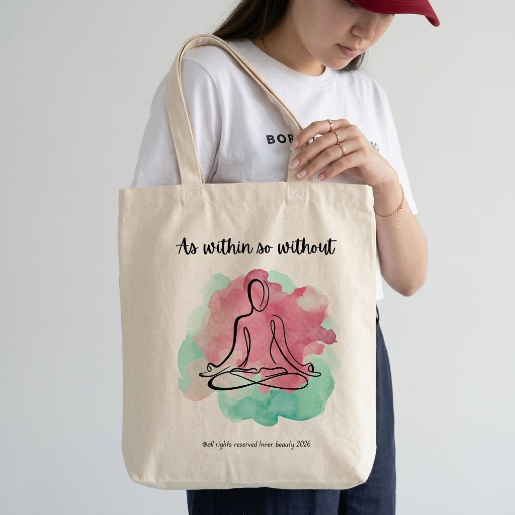 Tote bag with a print