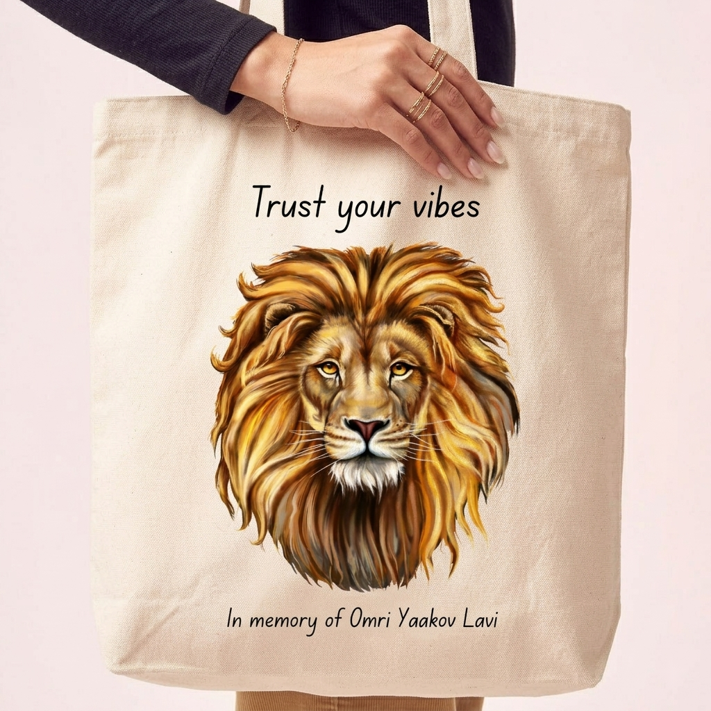Tote bag with a print