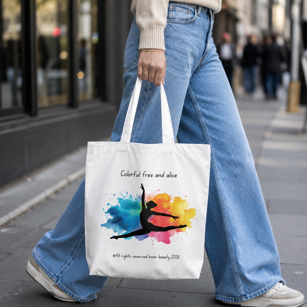 Tote bag with a print